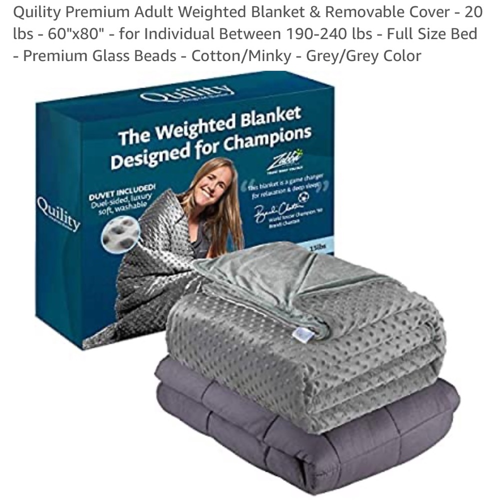 NWOT 20lb Weighted Blanket